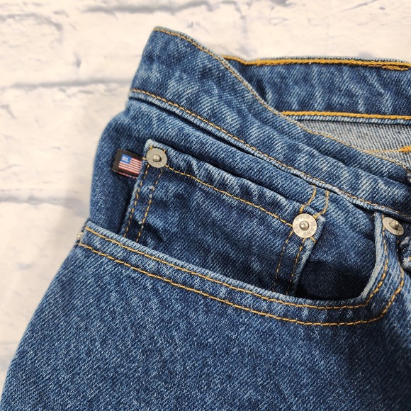 Polo Jeans Co Ralph Lauren Jeans WOMENS 14X29 Blue Saturday Jean VINTAGE 90s - Picture 6 of 15